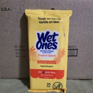 Wet Ones Antibacterial Hand Wipes - Lot of 15